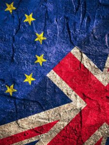 Visa Angleterre Brexit - Drapeaux UE et Royaume-Uni